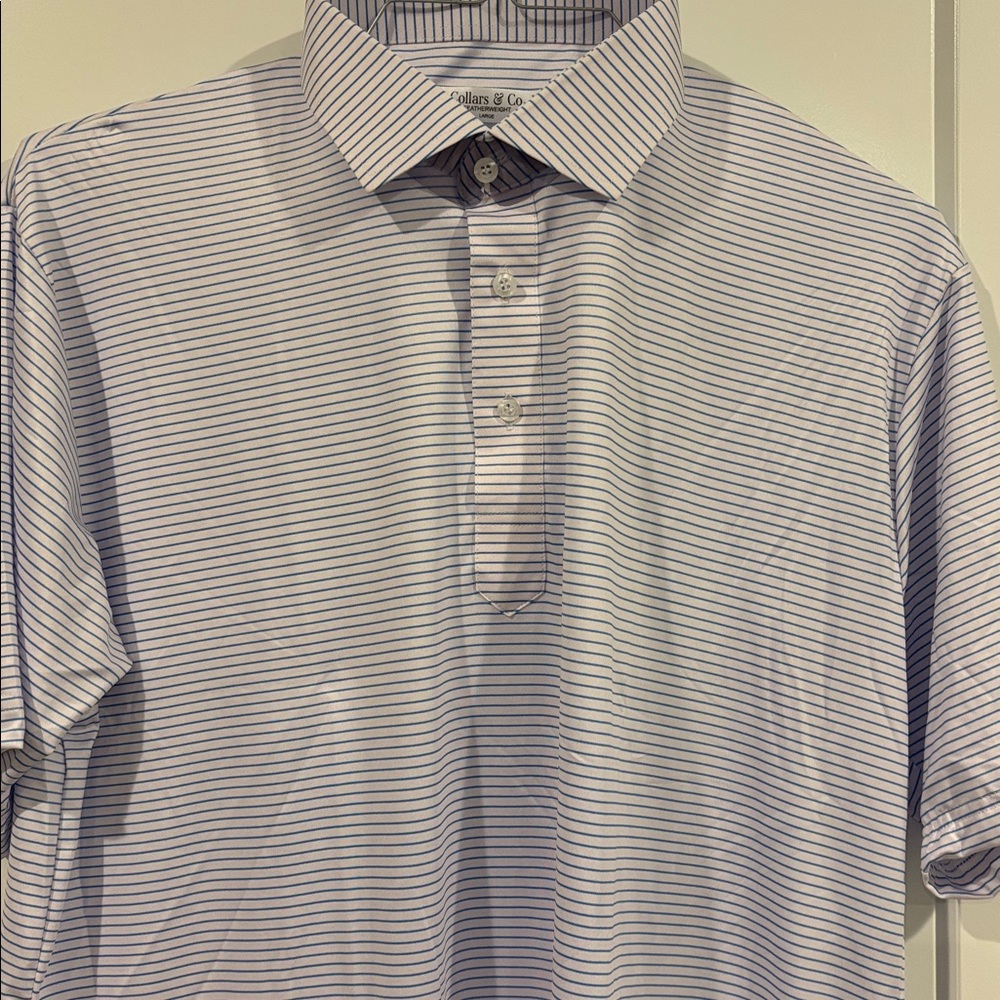 Collars & Co NWOT Men’s Featherweight Polo Shirt Large